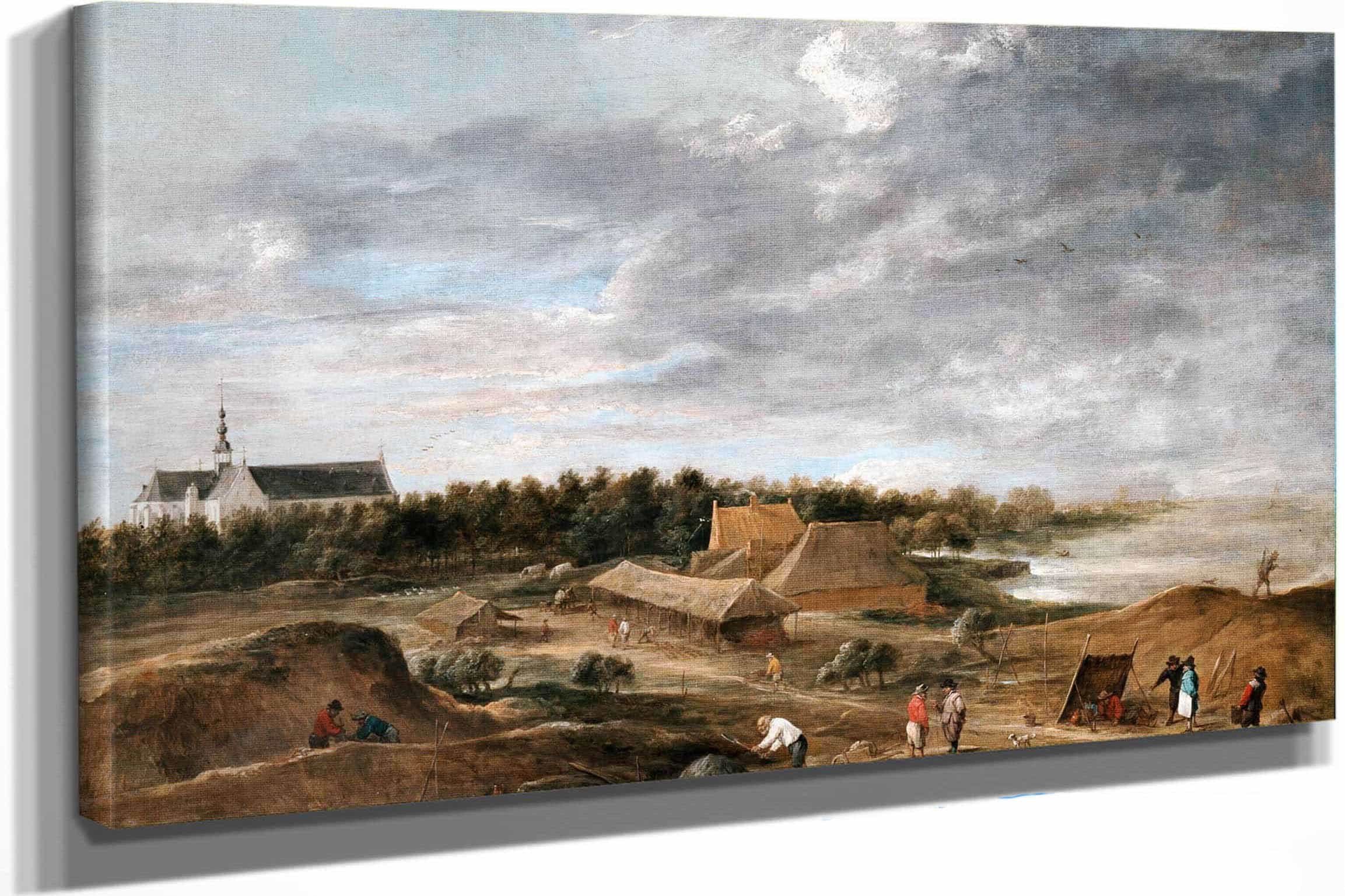 Brickmakers Near Hemiksem by David Teniers The Younger