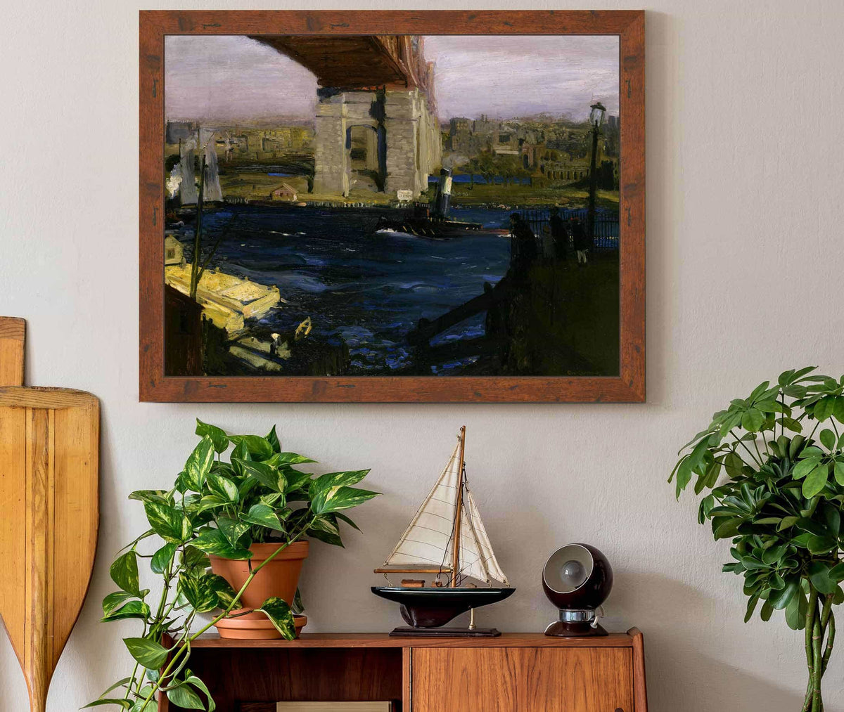 Bridge Blackwells Island by George Wesley Bellows