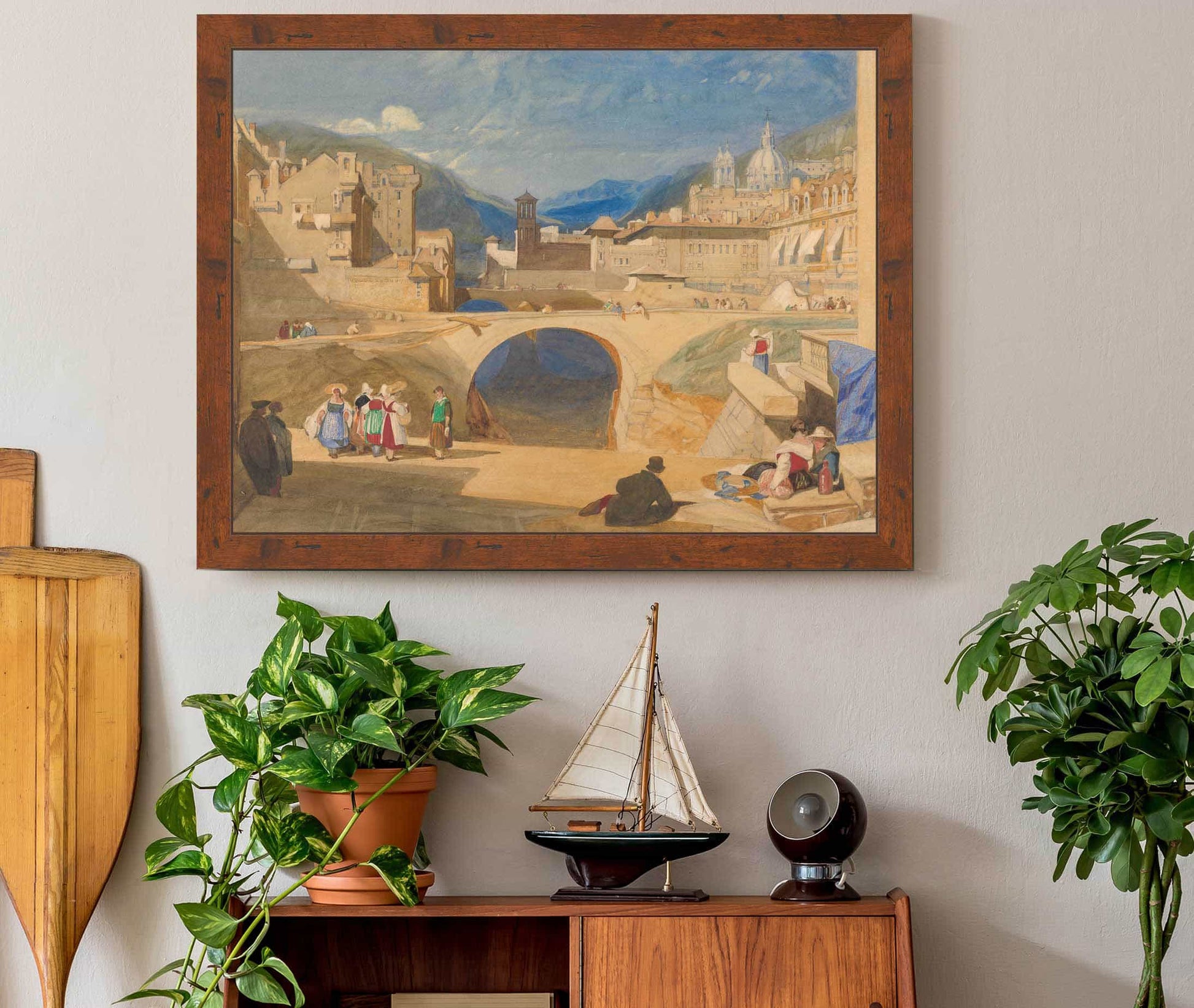Bridge In A Continental Town by John Sell Cotman