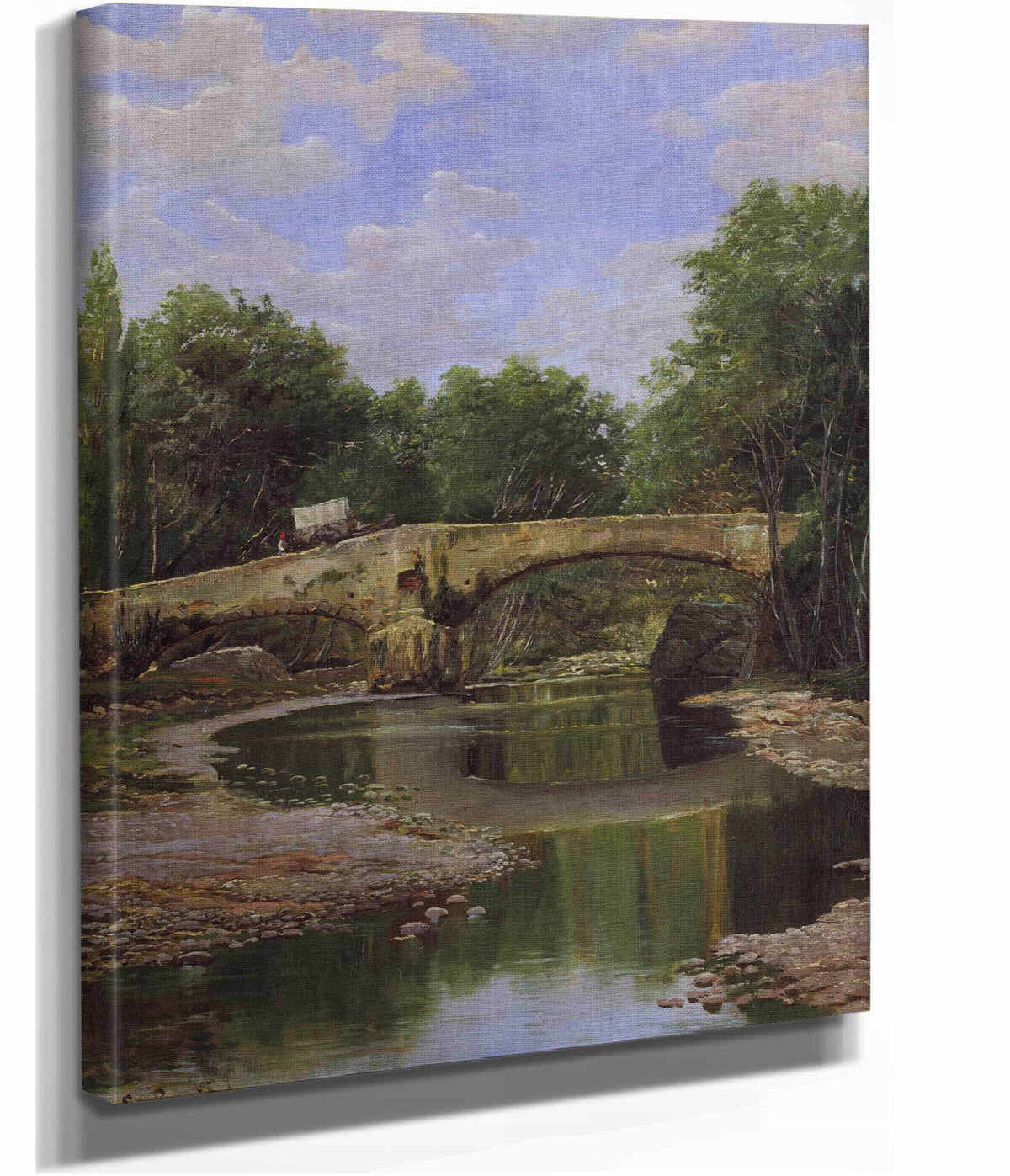 Bridge Over A River by Santiago Rusinol