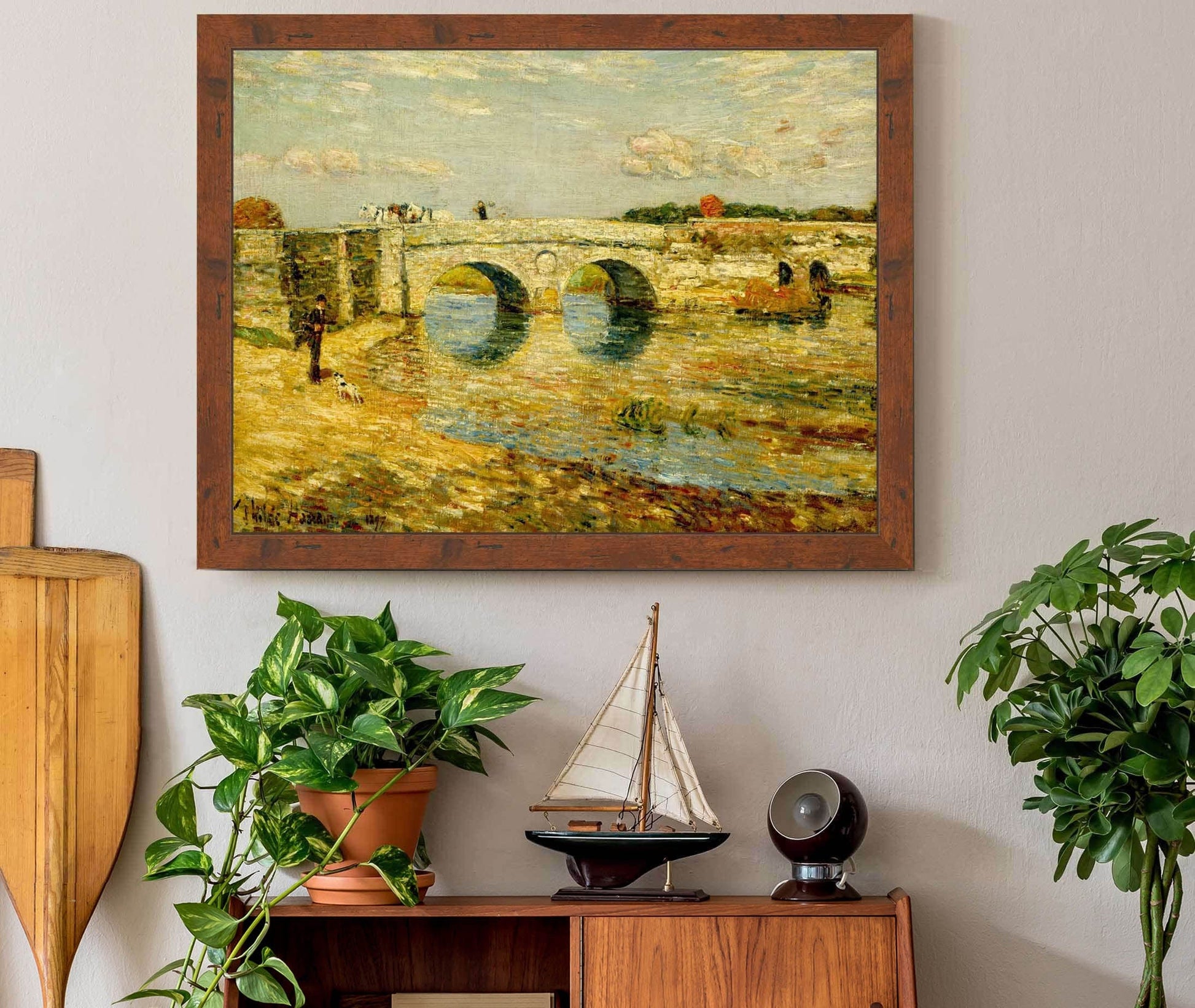 Bridge Over The Stour by Childe Hassam