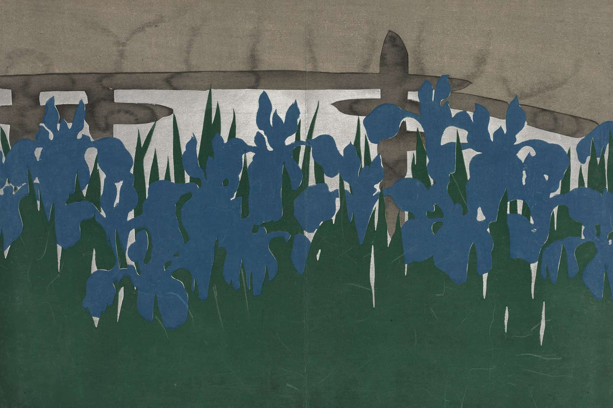 Bridges Yatsuhashi by Kamisaka Sekka