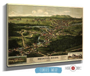 Bridgton Maine Usa 1888 State of Maine