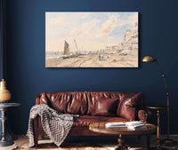 Brighton Beach Looking West by John Constable