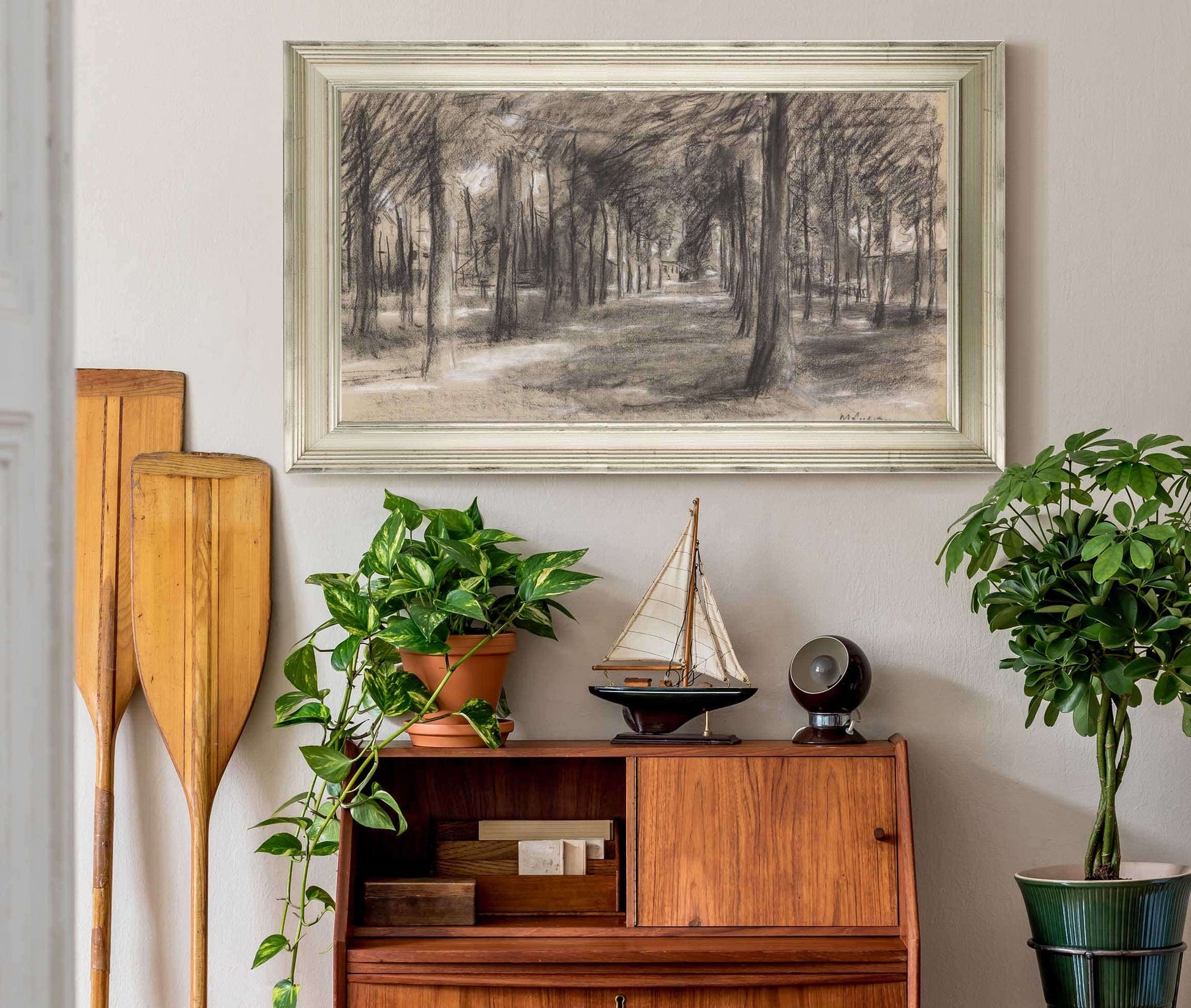 Brink Dorfanger In Laren by Max Liebermann