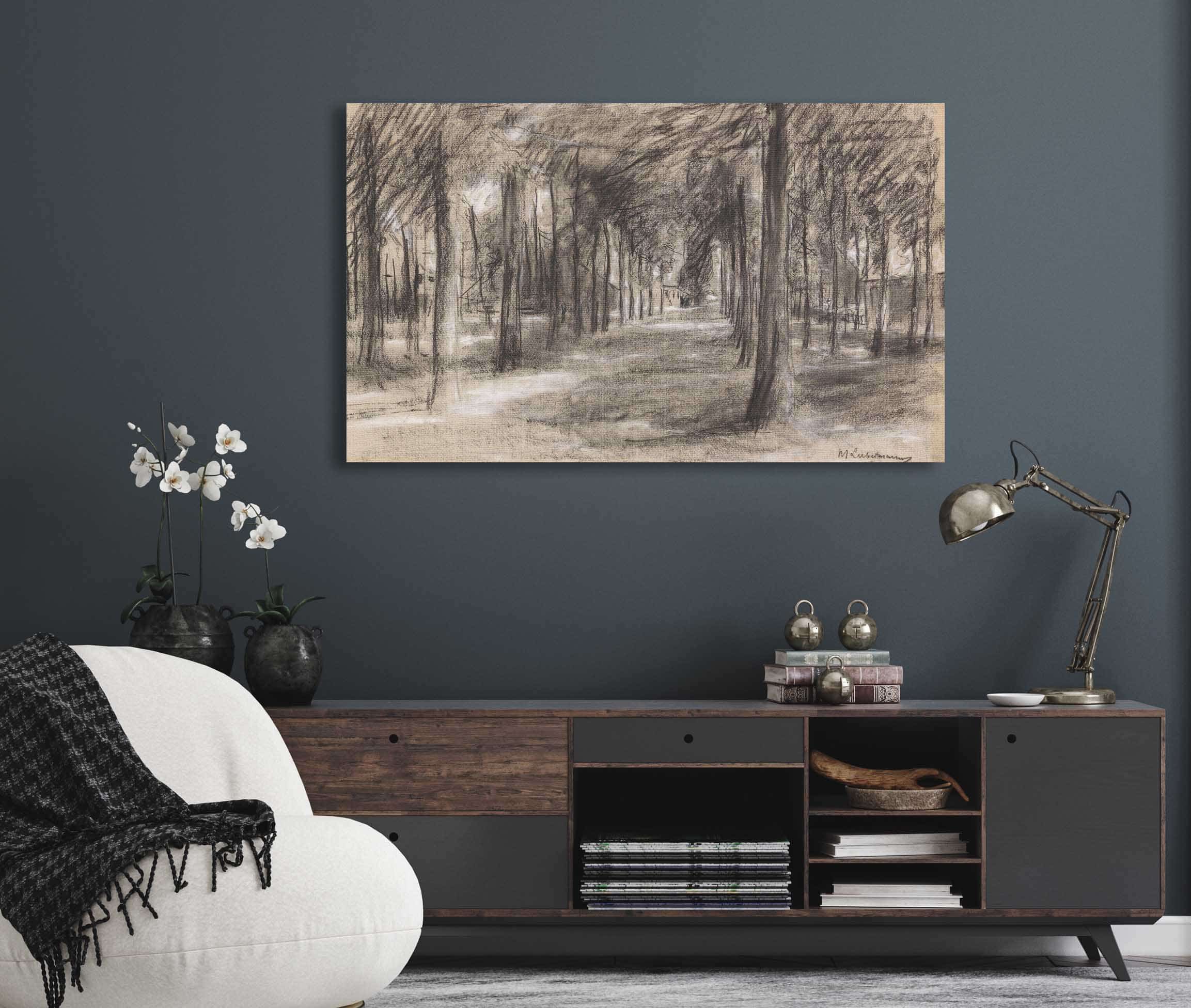 Brink Dorfanger In Laren by Max Liebermann