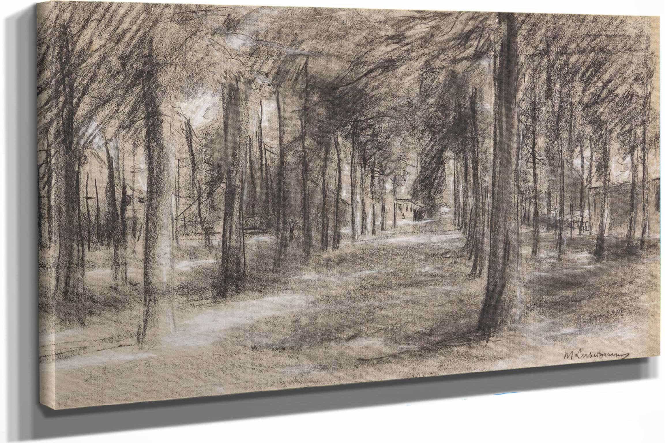 Brink Dorfanger In Laren by Max Liebermann