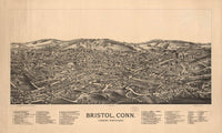 Bristol Conn Looking North East  State Of Connecticut