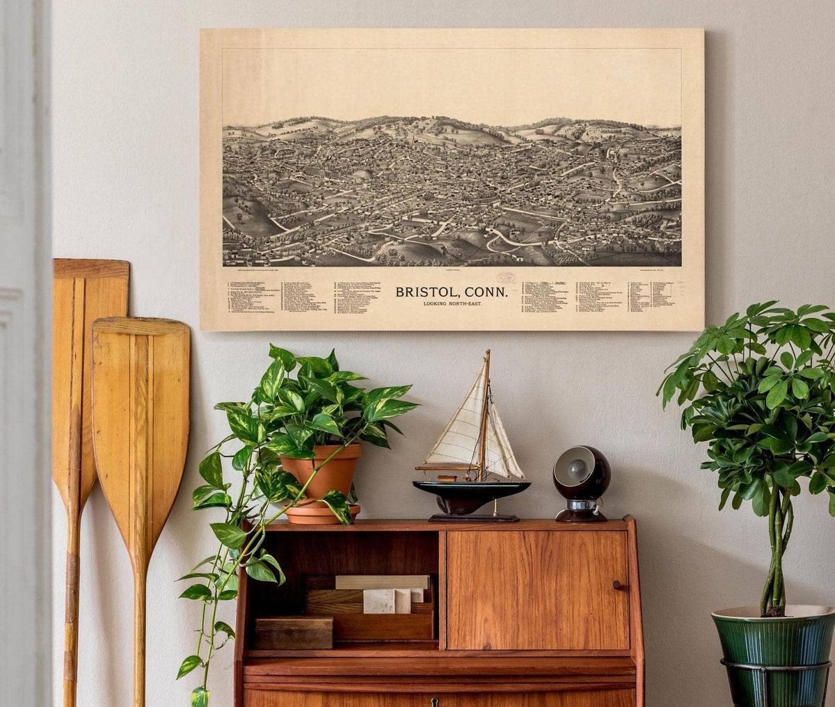 Bristol Conn Looking North East  State Of Connecticut