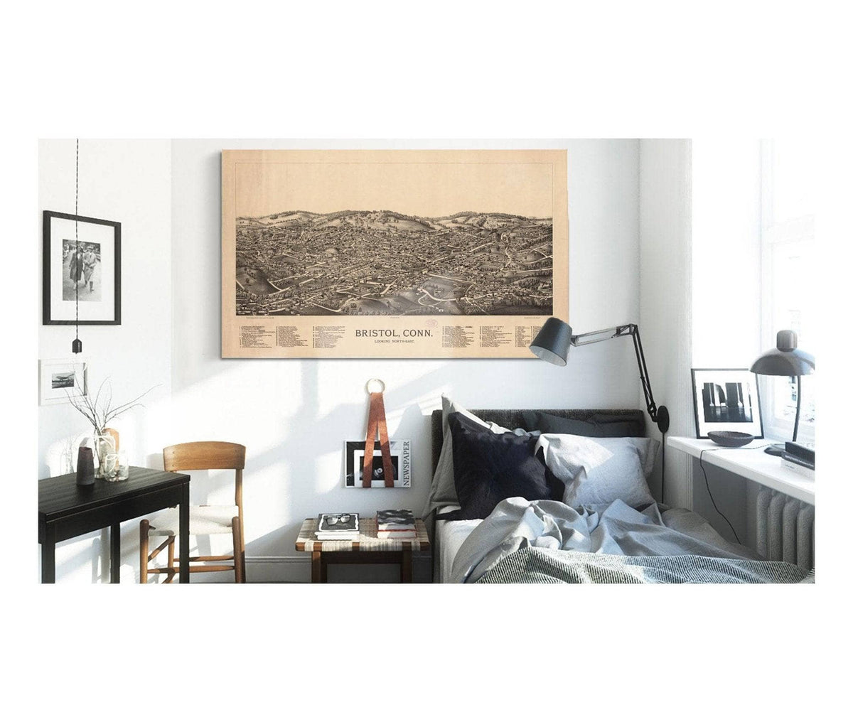 Bristol Conn Looking North East  State Of Connecticut