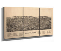 Bristol Conn Looking North East  State Of Connecticut