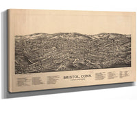 Bristol Conn Looking North East  State Of Connecticut