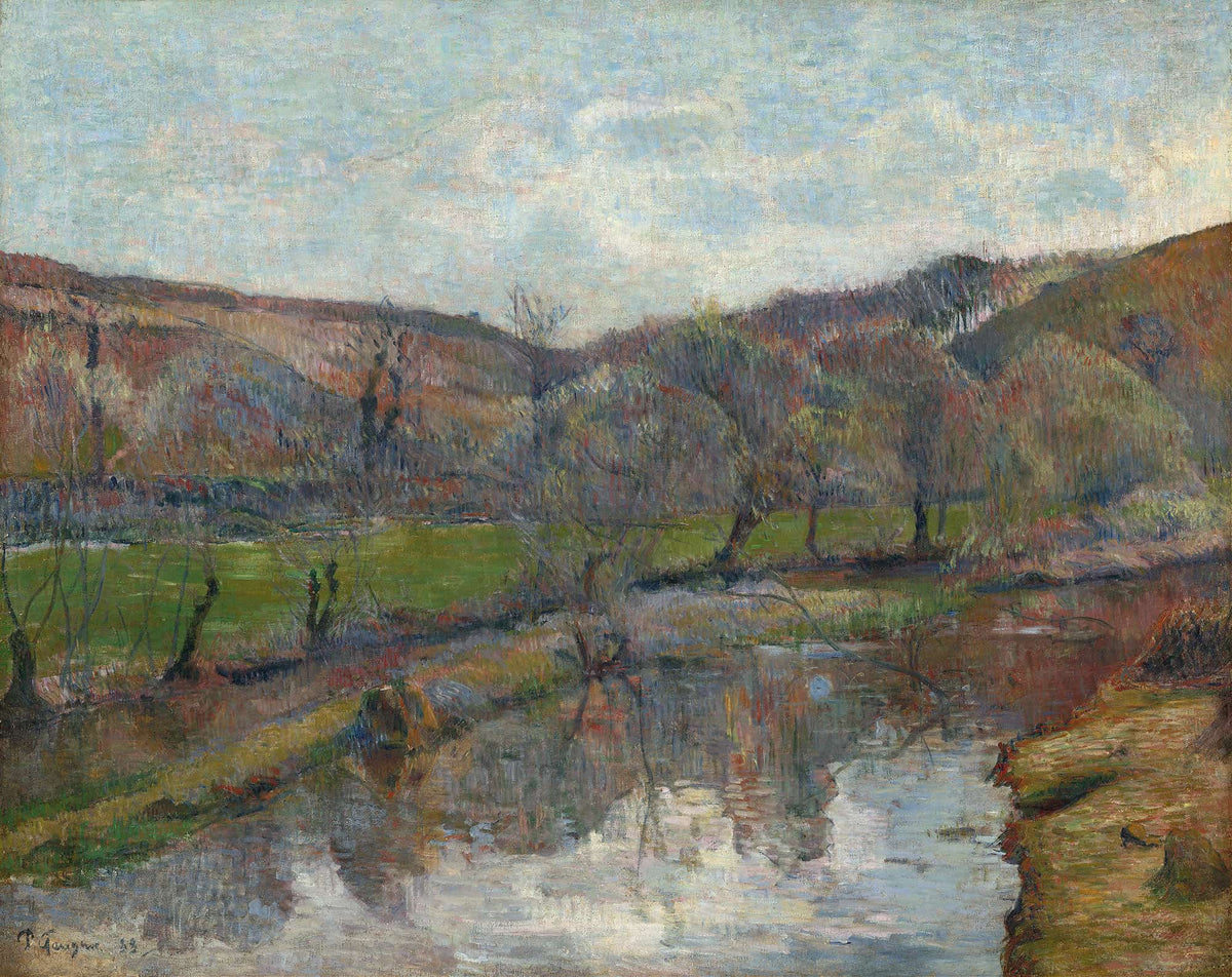 Brittany Landscape by Paul Gauguin