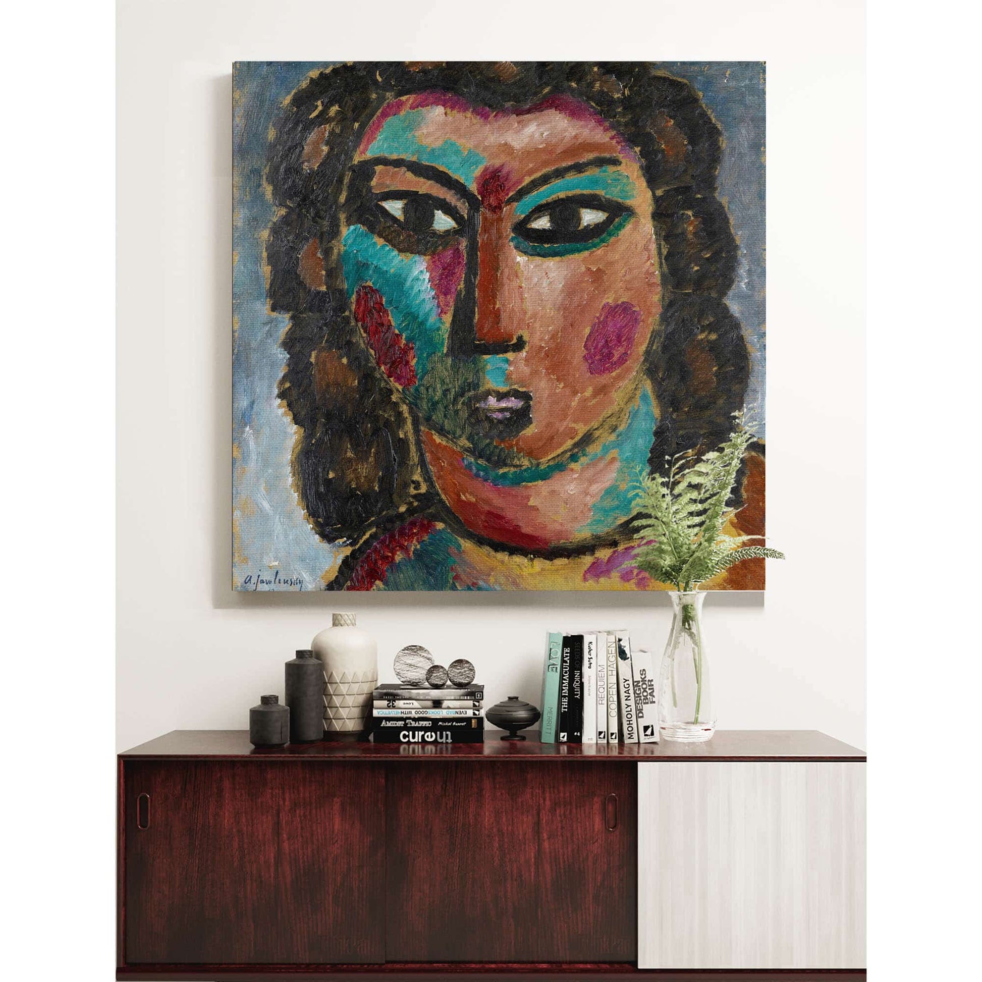 Brown Curls by Alexej Von Jawlensky