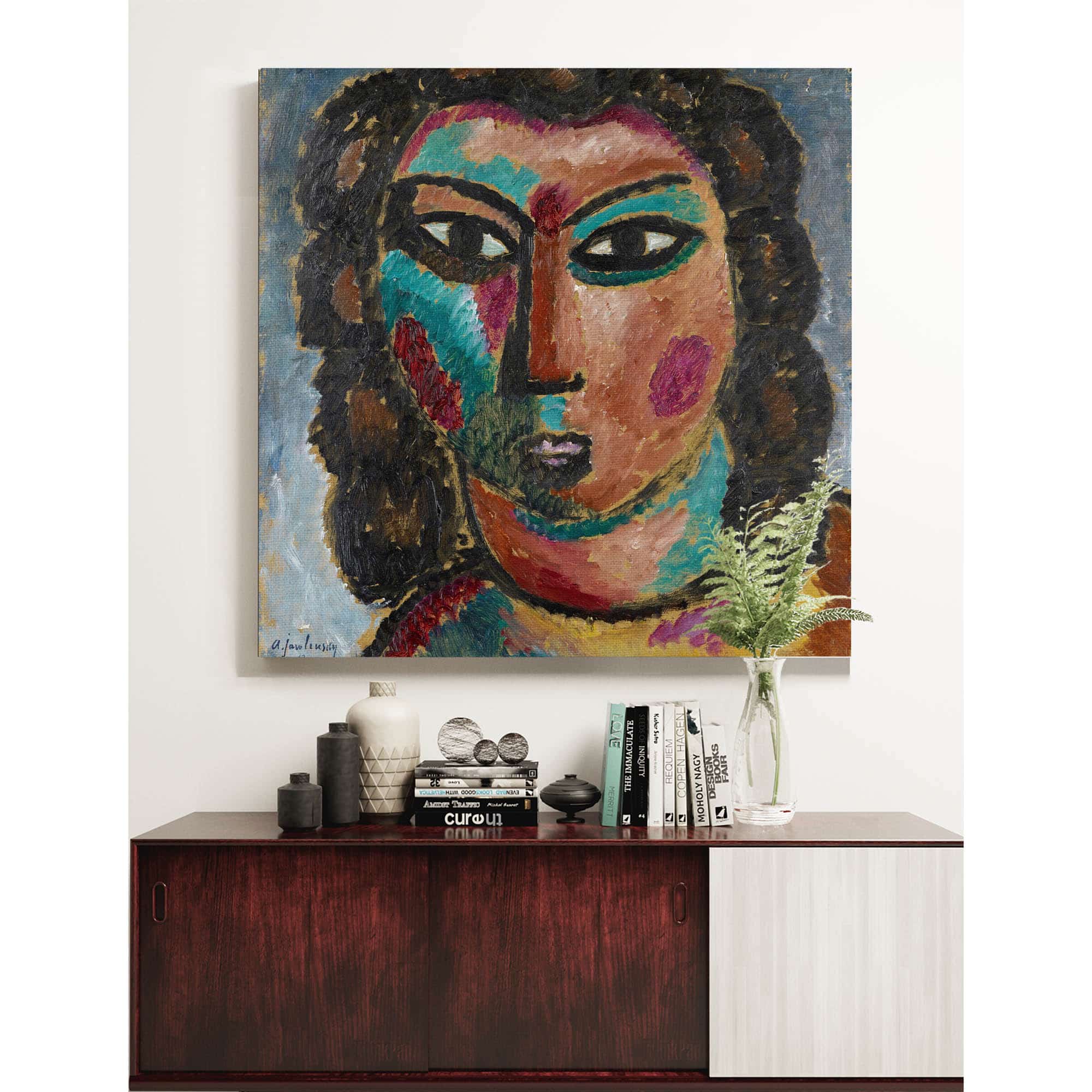 Brown Curls by Alexej Von Jawlensky