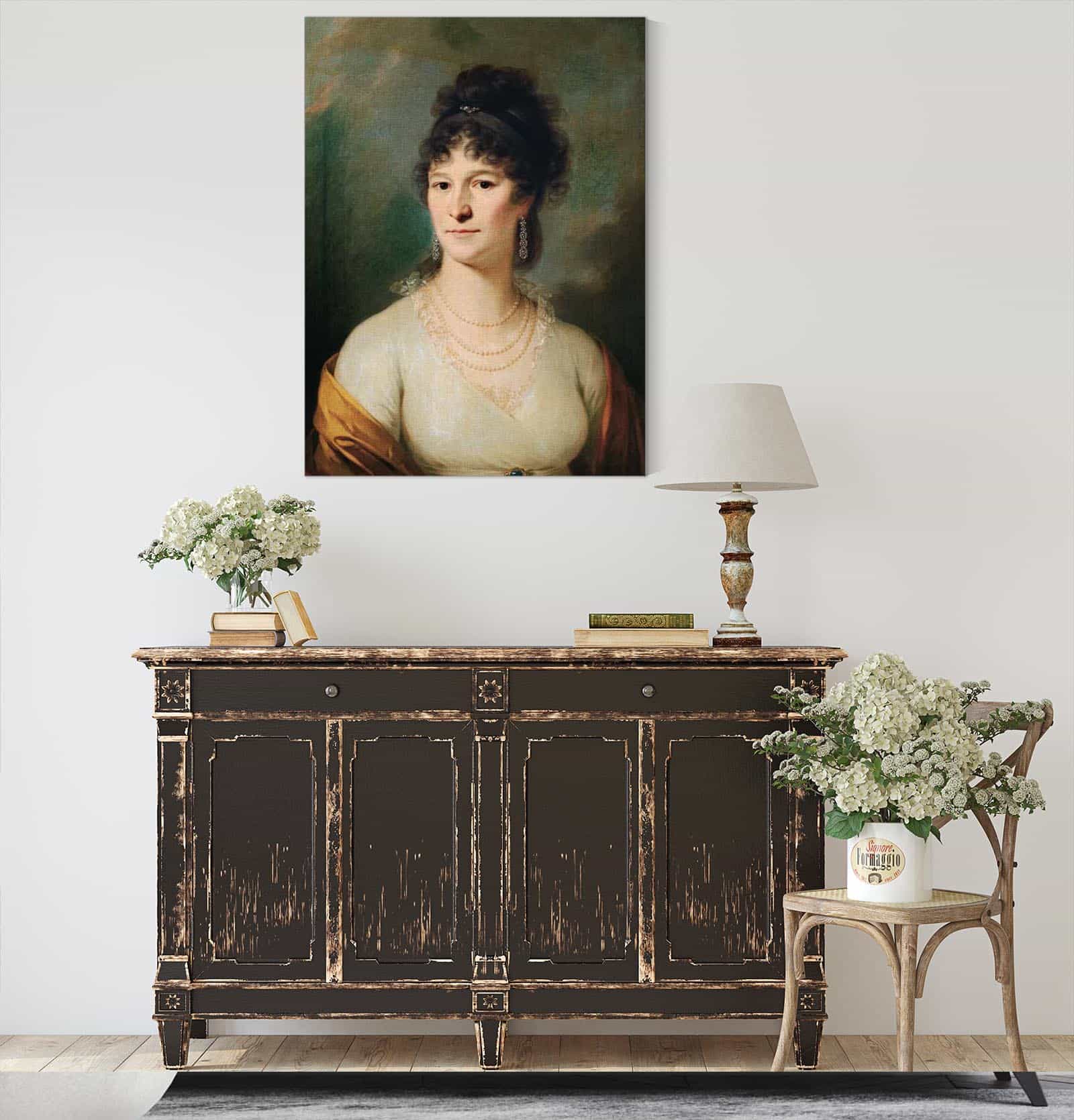 Brustbild Einer Dame by Johann Baptist Von Lampi The Elder