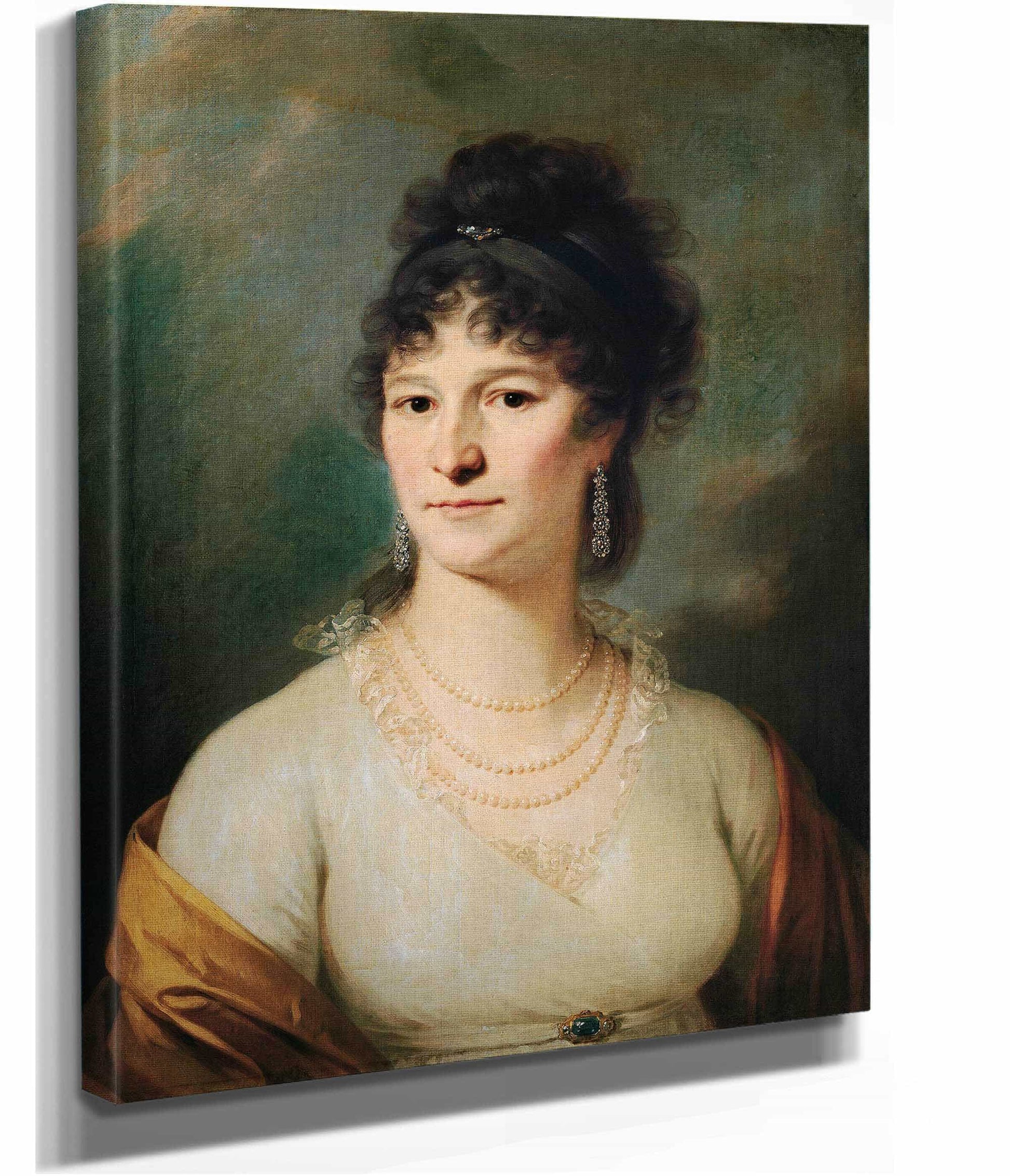 Brustbild Einer Dame by Johann Baptist Von Lampi The Elder