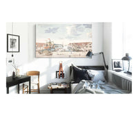 Brygge I Bergen by Johan Christian Dahl