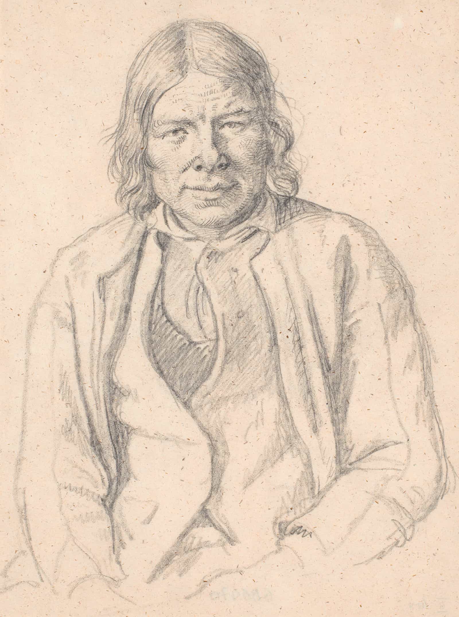 Brystbillede Af Svensk Bonde by Wilhelm Marstrand