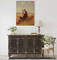 Bub Und Madchen Im Kornfeld by Carl Spitzweg