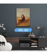 Bub Und Madchen Im Kornfeld by Carl Spitzweg