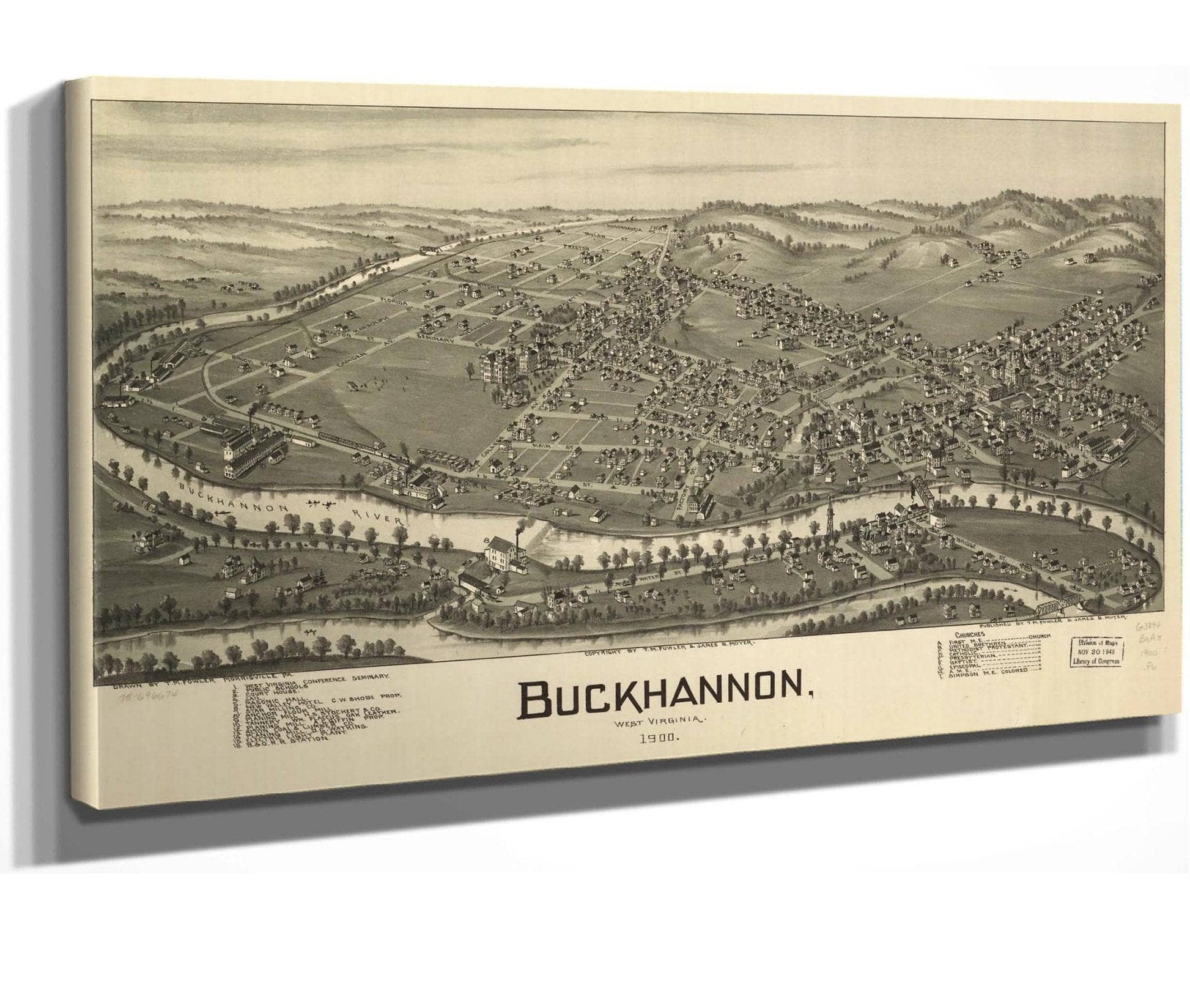 Buckhannon West Virginia 1900  State Of West Virginia