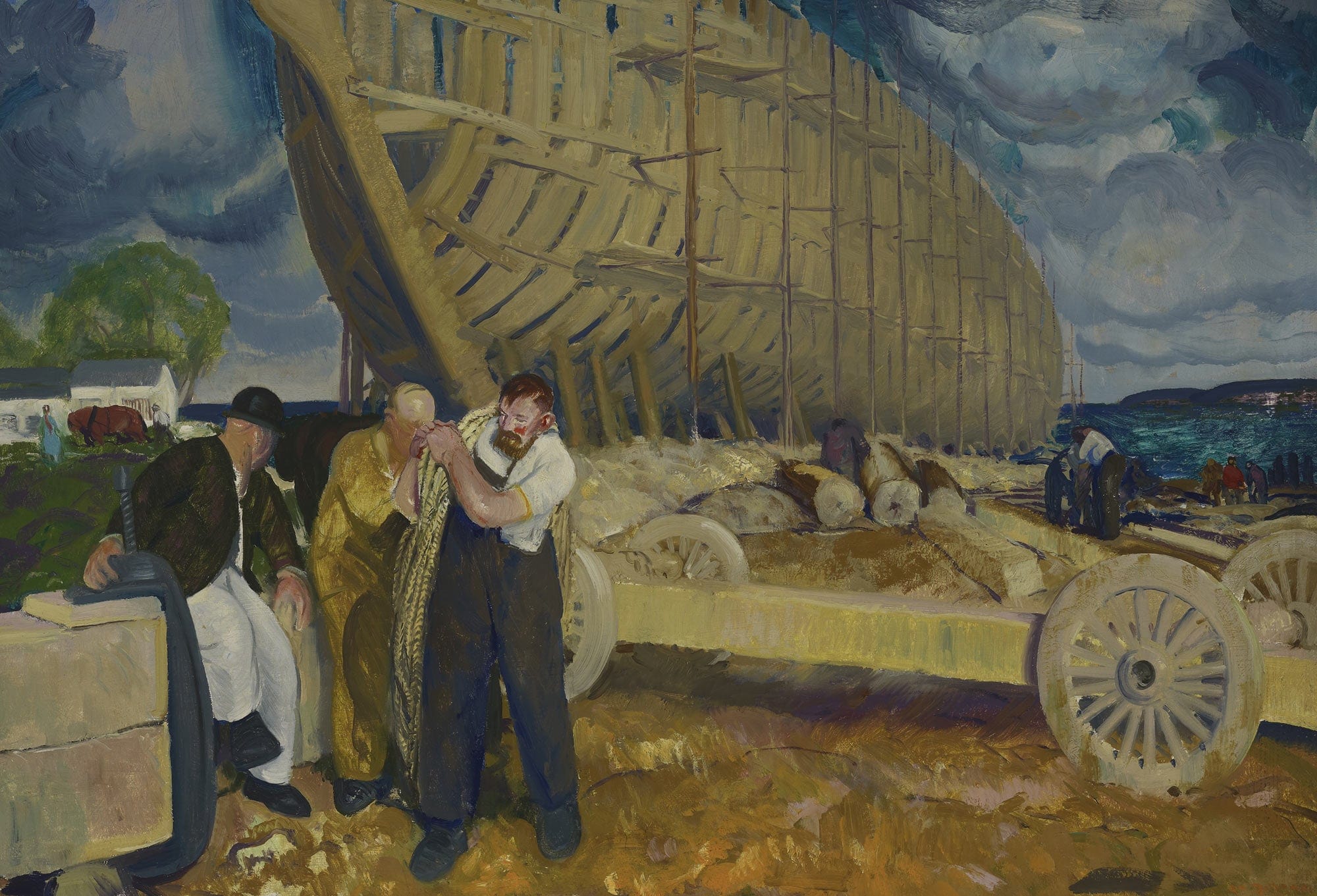 Builders Of Ships by George Wesley Bellows