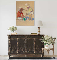 Building A Sand Castle by Jessie Willcox Smith