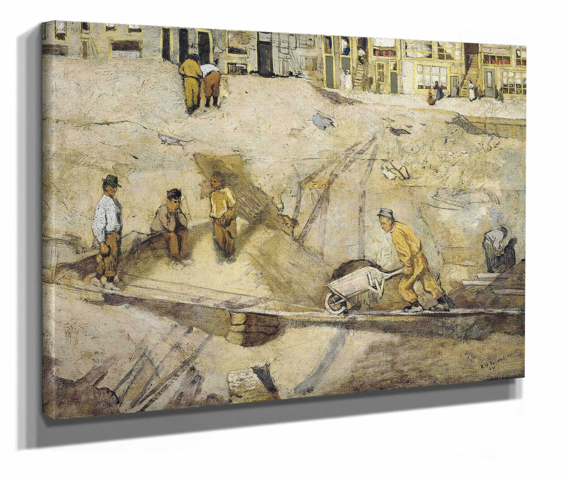 Building Site In Amsterdam by Richard Nicolaus Roland Holst