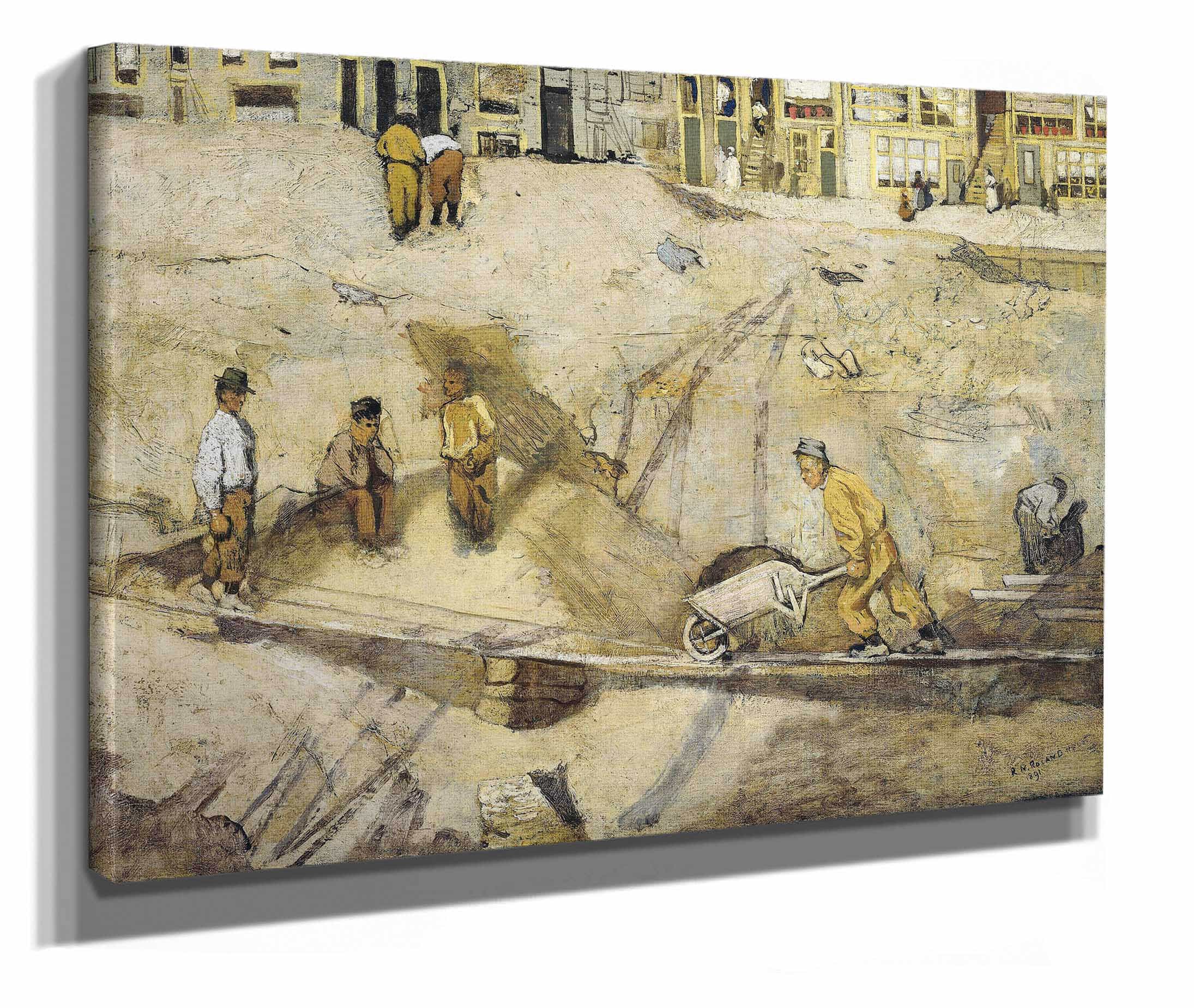 Building Site In Amsterdam by Richard Nicolaus Roland Holst