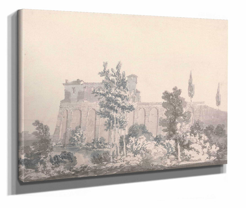 Buildings Overlooking Water Near Naples by Joseph Mallord William Turner