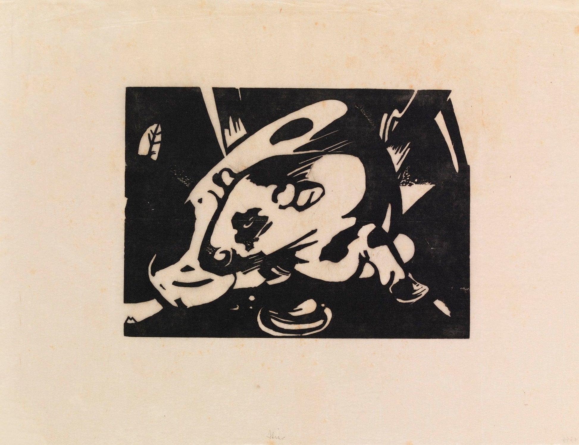 Bull by Franz Marc