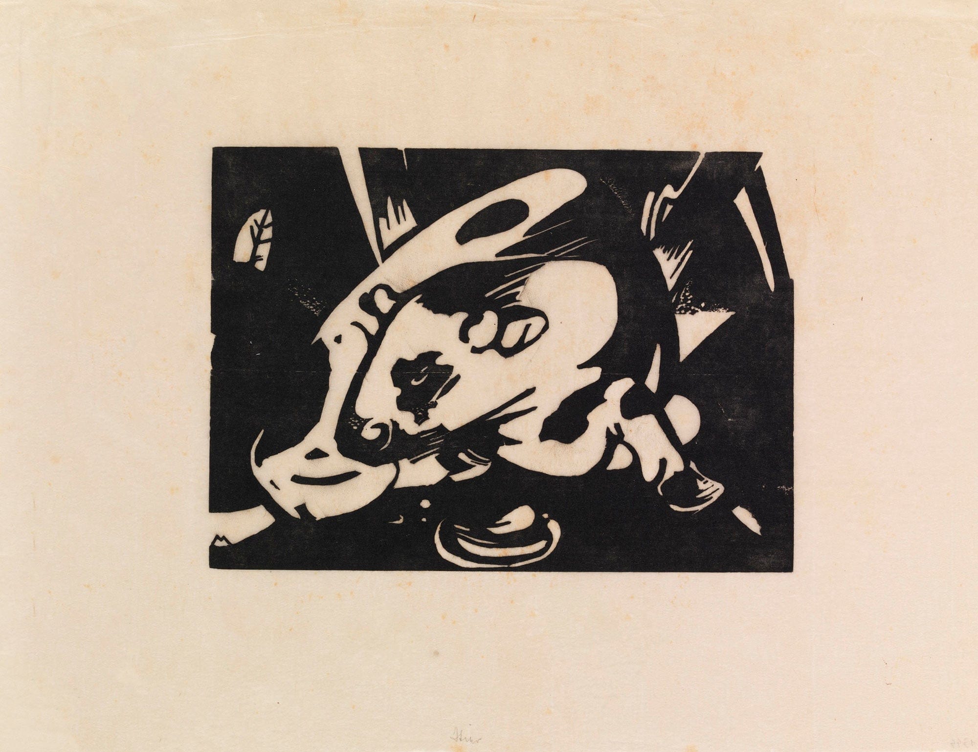 Bull by Franz Marc