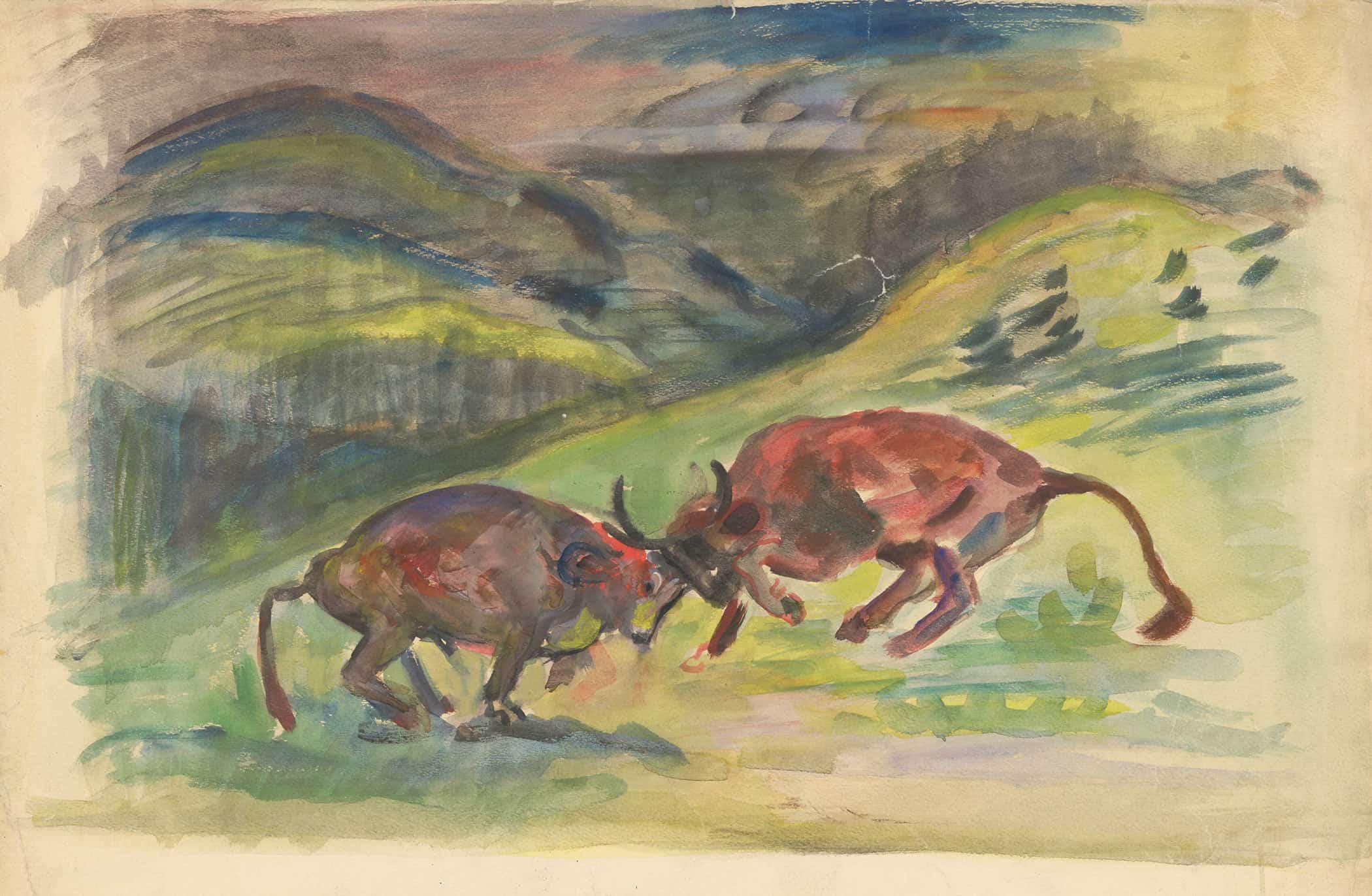 Bull Fight   by Arnold Peter Weisz Kubincan