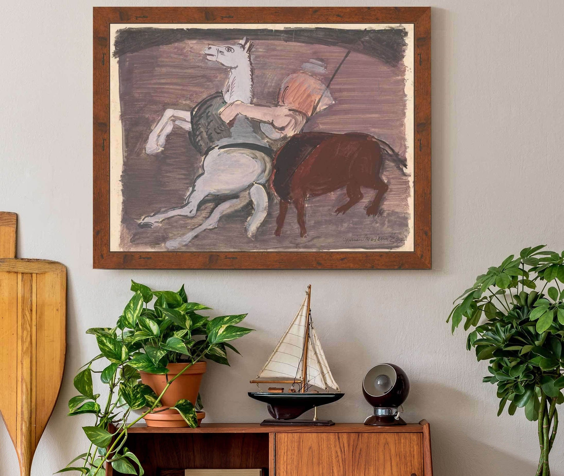 Bull Fight by Cyprian Majernik