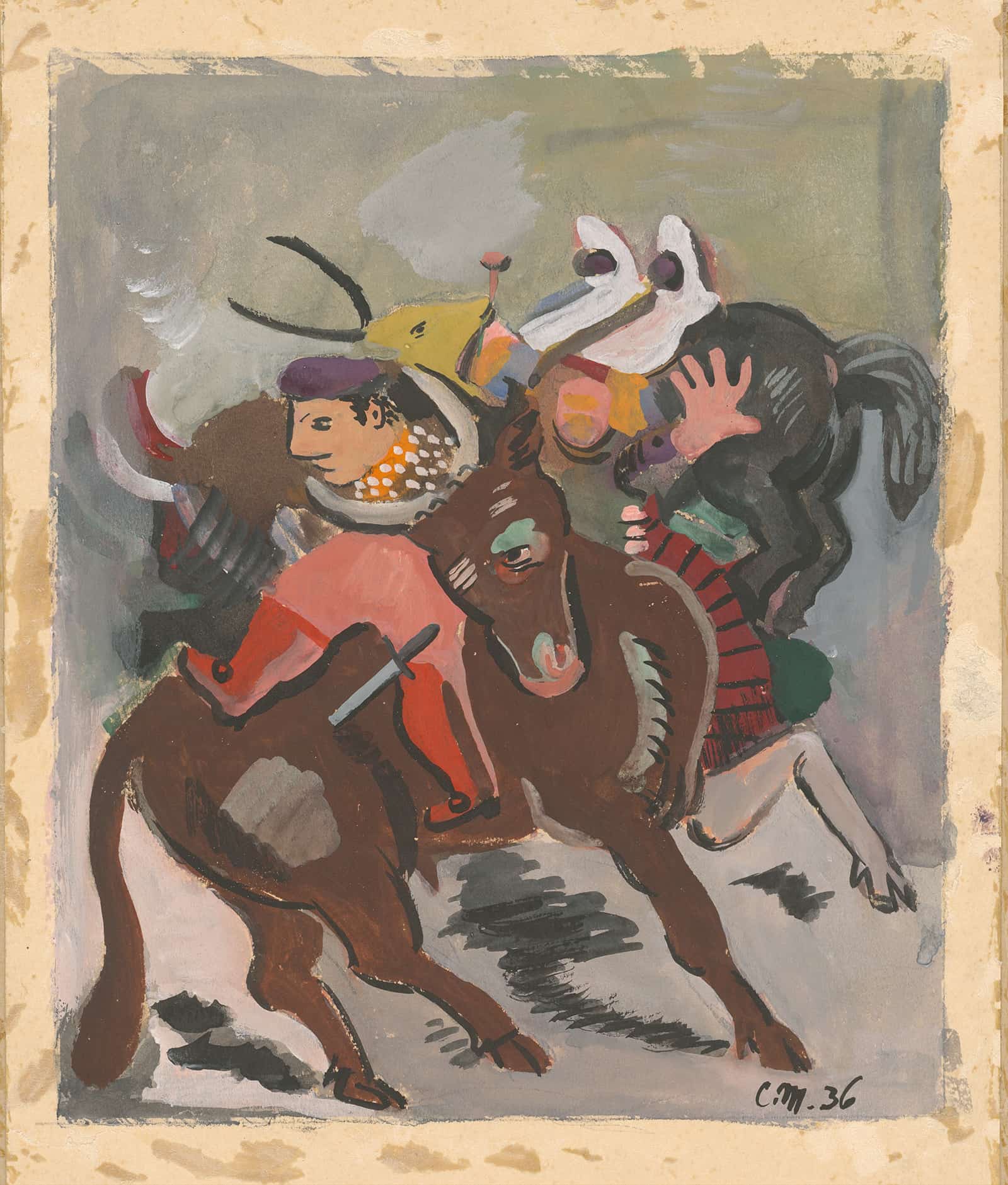 Bullfight by Cyprian Majernik