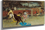 Bullfight Wounded Picador by Mariano Fortuny Marsal