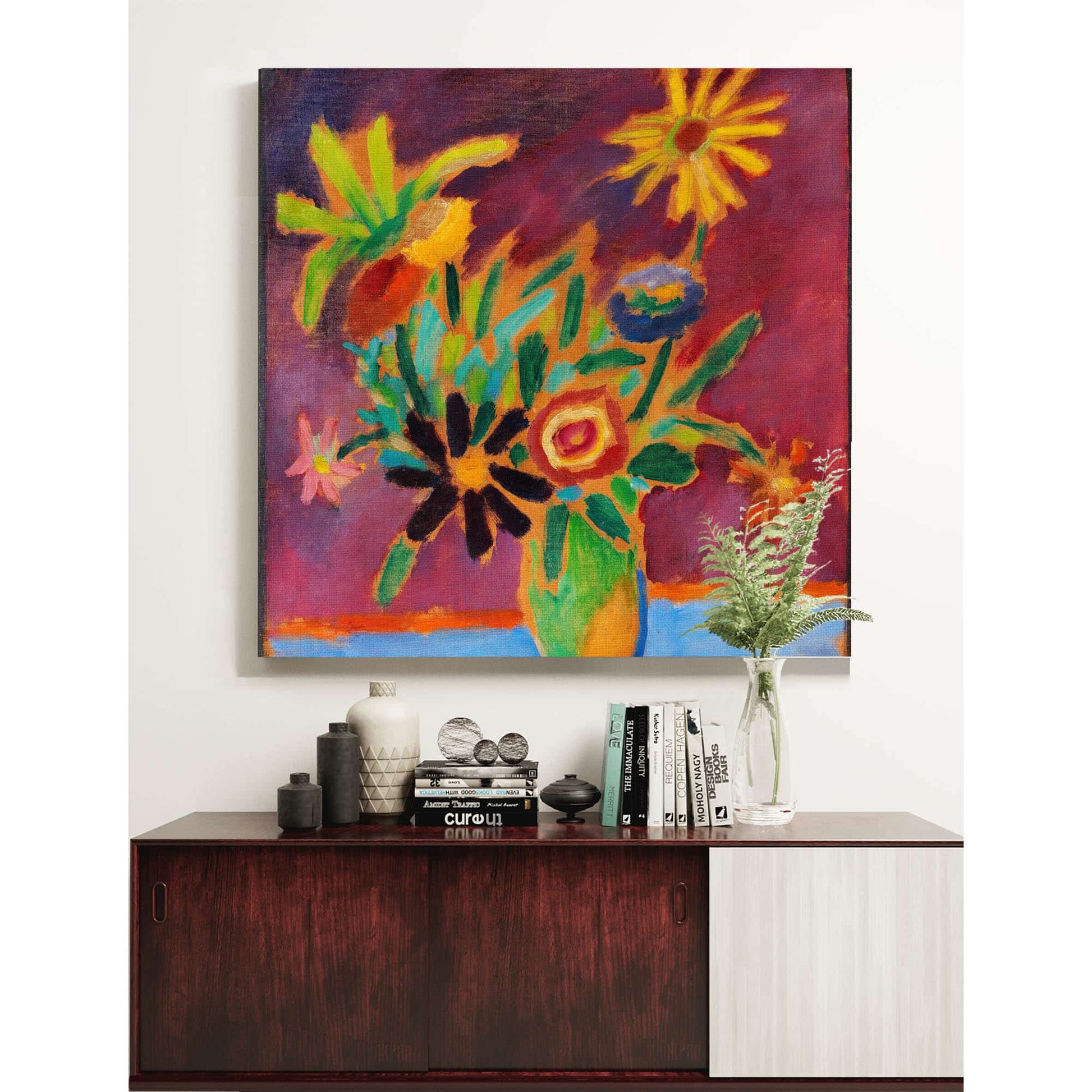Bunte Blumen by Alexej Von Jawlensky