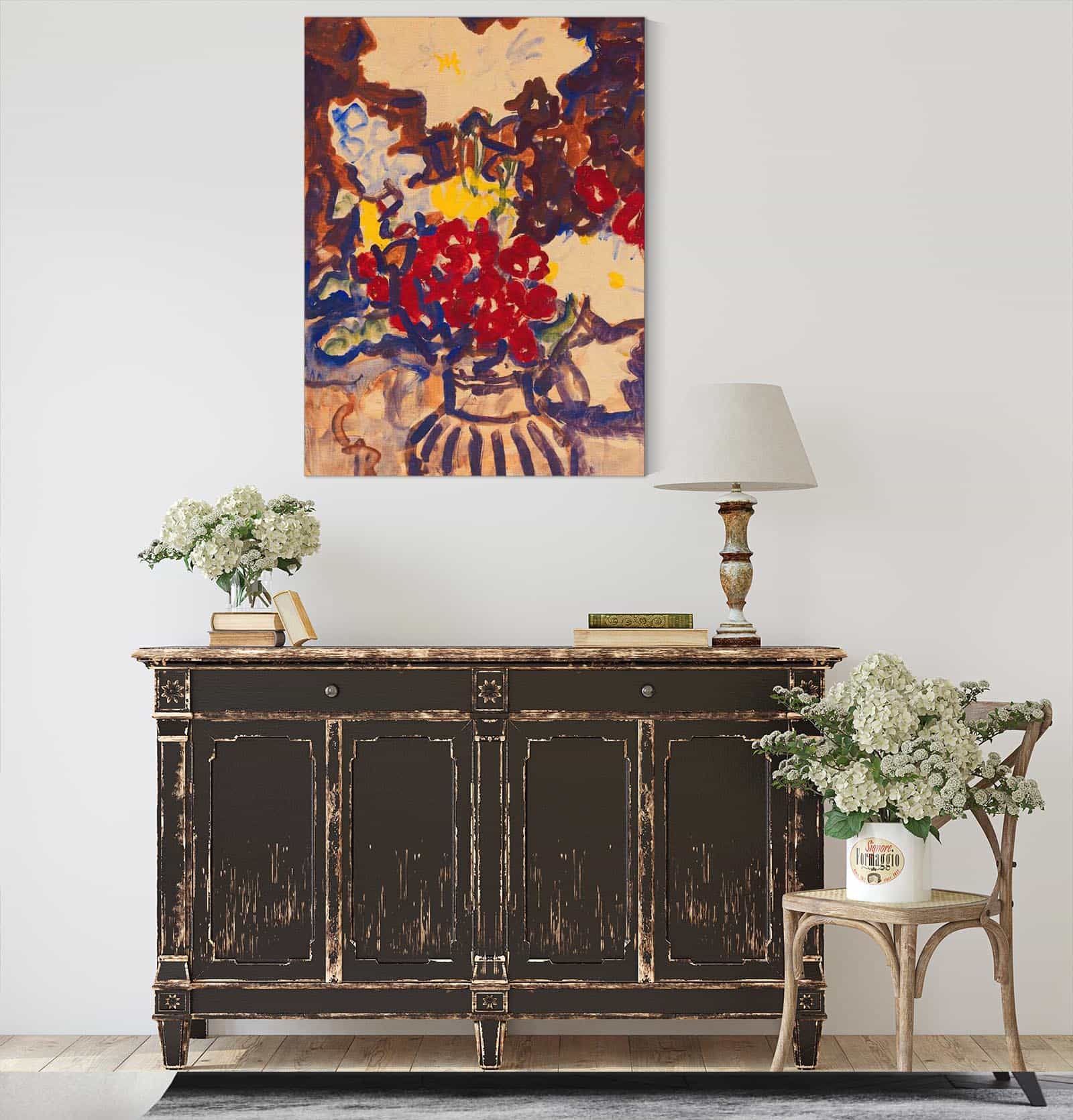 Bunter Sommerblumenstraub by Christian Rohlfs
