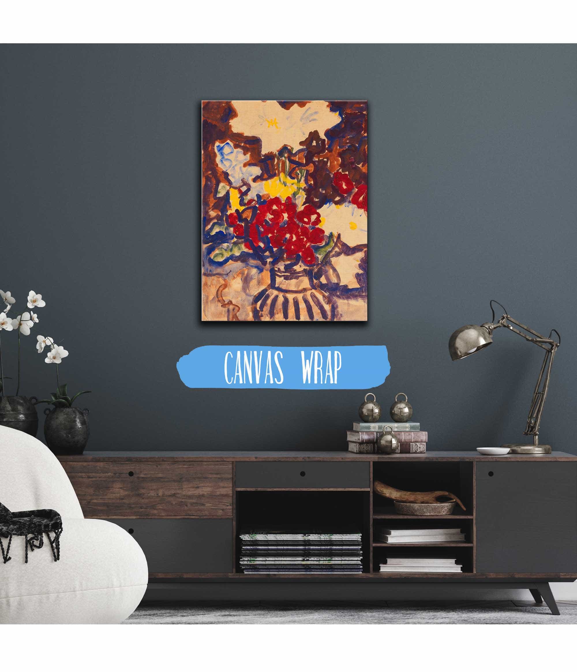Bunter Sommerblumenstraub by Christian Rohlfs