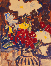 Bunter Sommerblumenstraub by Christian Rohlfs