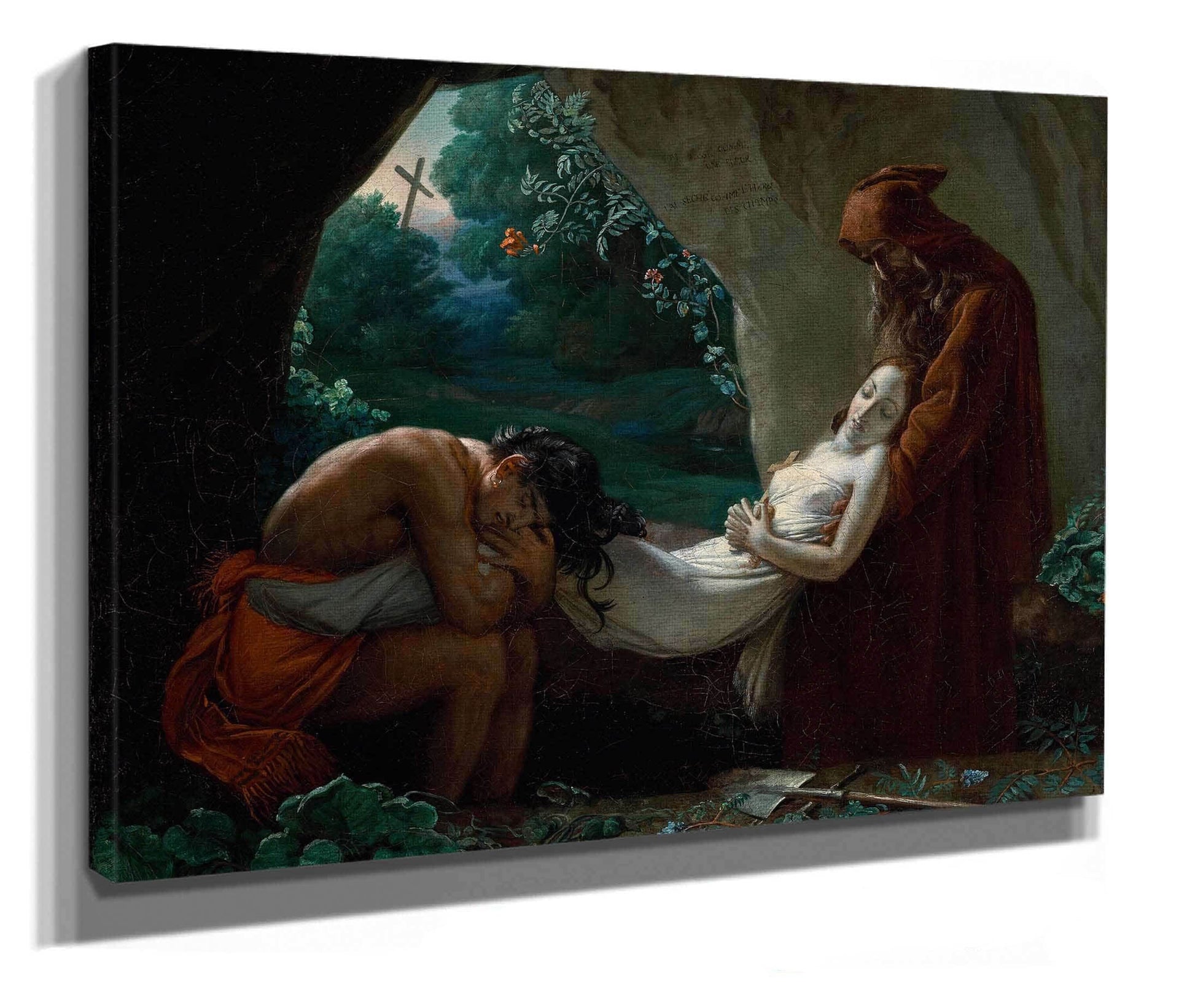 Burial Of Atala After by Anne Louis Girodet Trioson