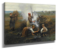 Burning Brush by Daniel Ridgway Knight