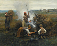 Burning Brush by Daniel Ridgway Knight