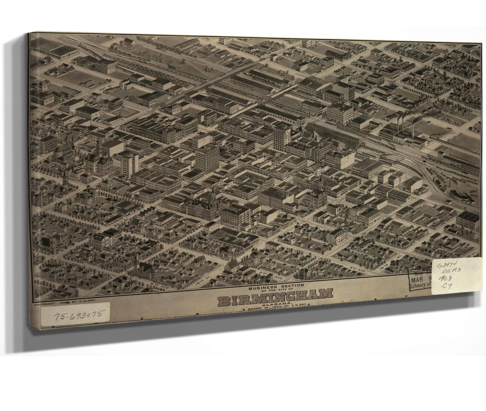 Business Section Of The City Of Birmingham Alabama  State Of Alabama