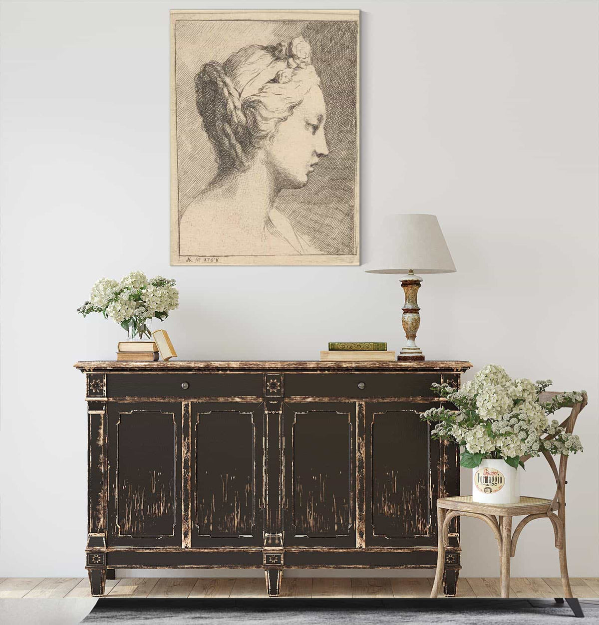 Bust Of A Woman by Angelica Kauffmann