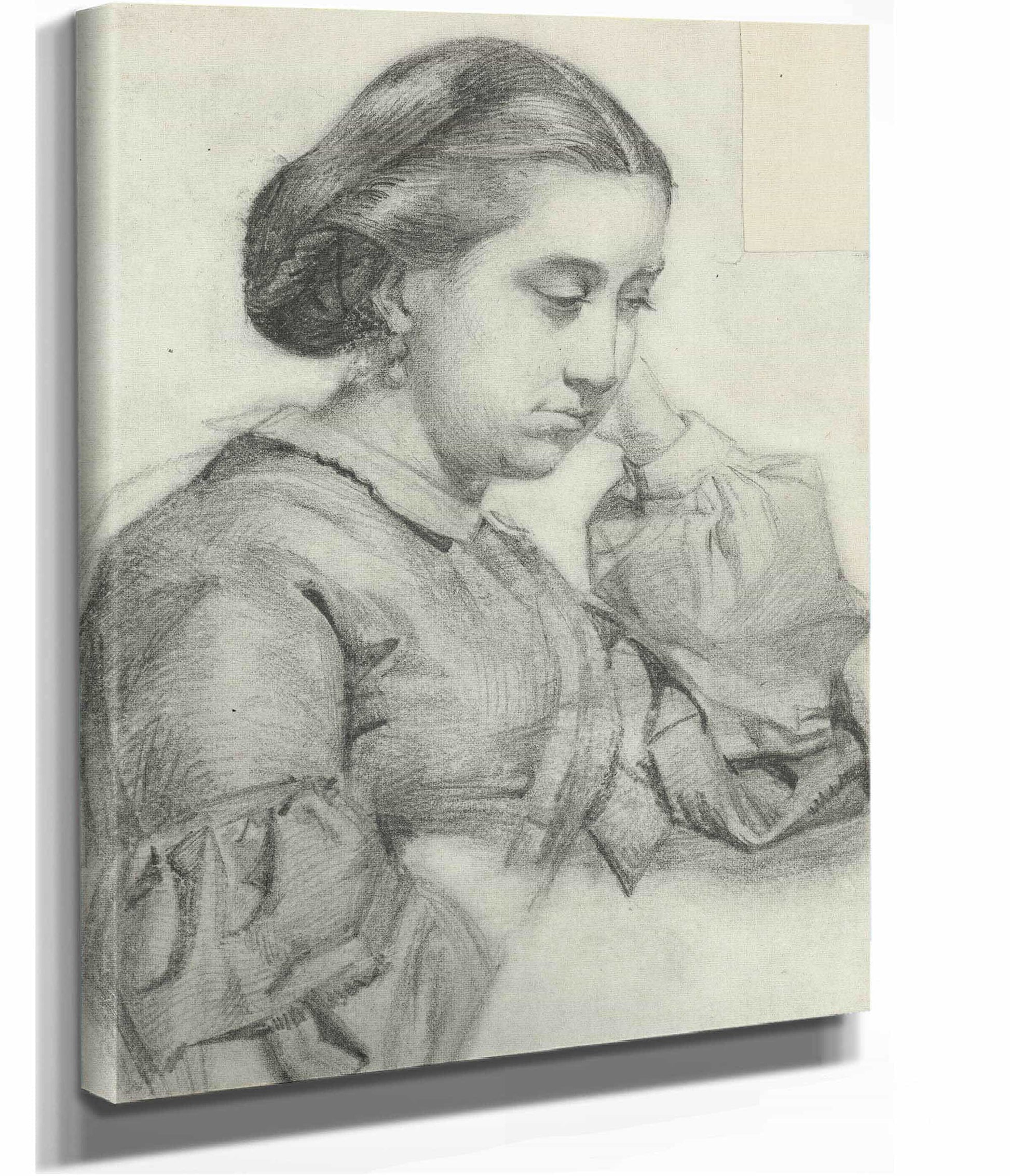 Bust Of A Young Lady by Mariano Fortuny Marsal