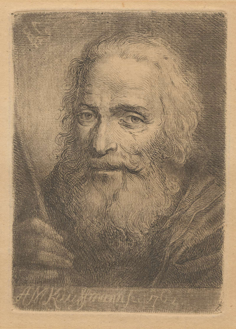 Bust Of An Old Man by Angelica Kauffmann