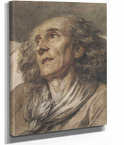 Bust Of An Old Man Probably by Jean Baptiste Greuze