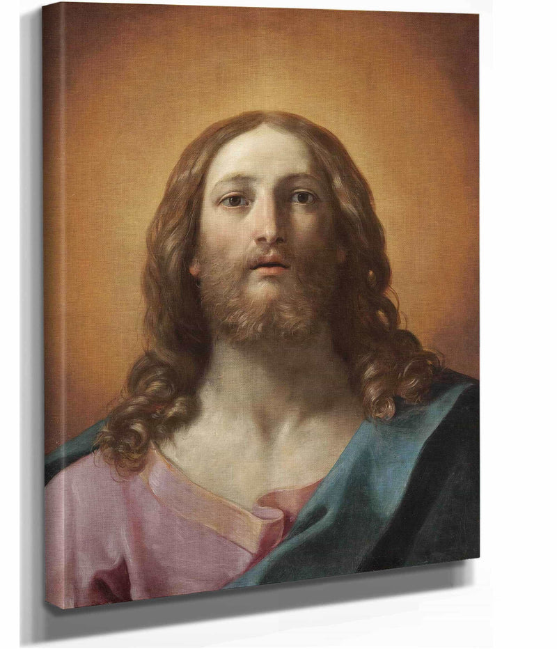 Bust Of Christ Salvator Mundi by Guido Reni